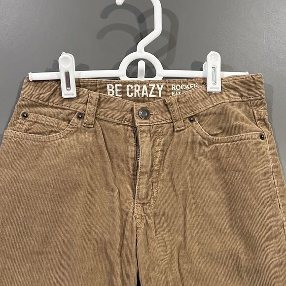 Crazy 8 Be Crazy Rocker Fit youth boys size 12 adjustable waist corduroy pants. - Picture 3 of 6